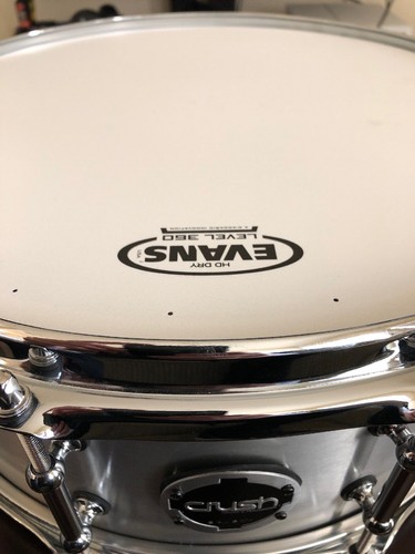 Crush Drums Rolled Aluminum Snare Drum 14” x 5.5”