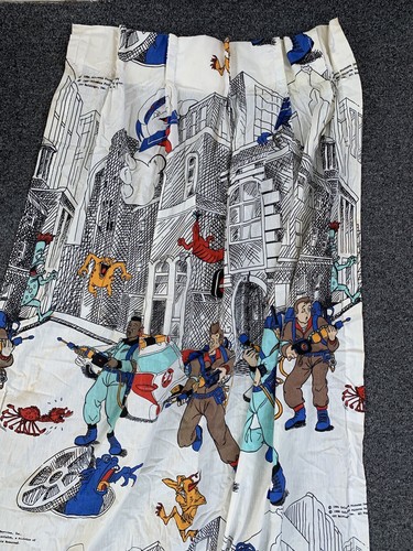 Vintage Stevens 1980s Ghostbusters Curtain 1986