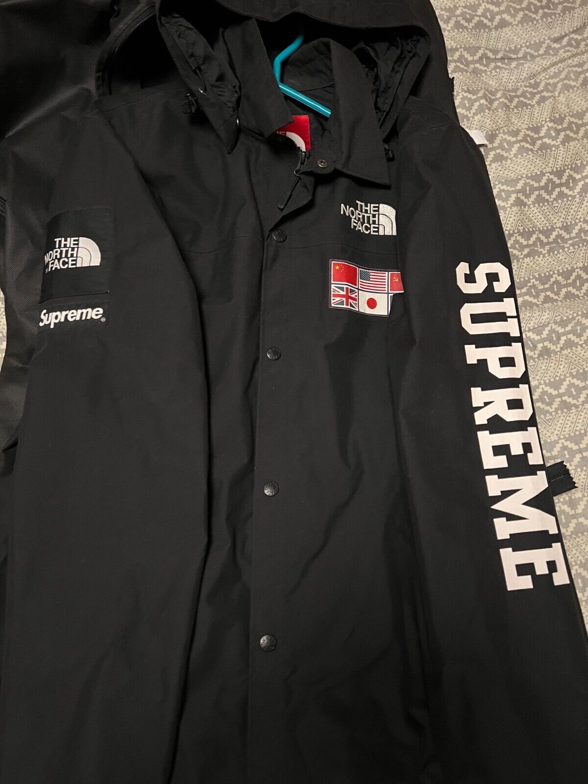 Supreme The North Face SS14 Expedition Coaches Jacket Black Supreme The North Face SS14 Expedition Coaches Jacket Black