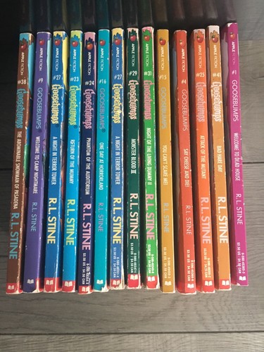 Goosebumps LOT of 14 Paperback Books RL Stine Horror Children's Readers