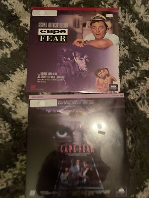 Cape Fear Laserdisc Movie Video Film Rovert De Niro Nick Nolte Lot Of 2