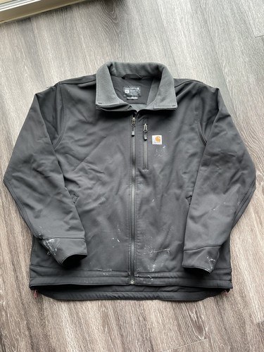 Carhartt Crowley Softshell Rain Defender Jacket Relaxed Fit Black XL