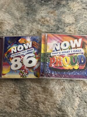 Now That's What I Call Music 86 And Now That s What I Call Proud  2 Cd Lot New