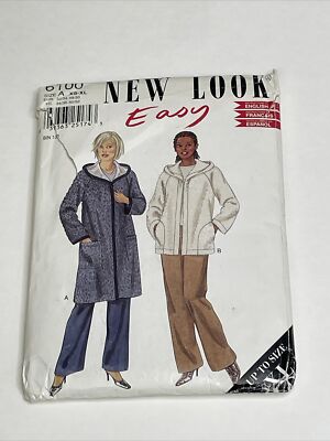 New Look Misses Jacket Size XS - XL Uncut Sewing Pattern 6100