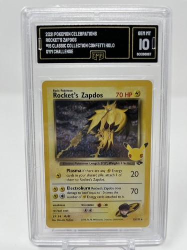 Rocket's Zapdos - Pokemon Celebrations Class Coll Holo Card