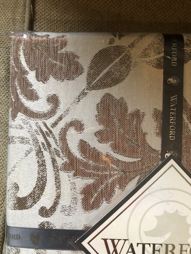 $100 LUXURY WATERFORD LINENS TABLECLOTH 70x144” For 12 To 16 People High Quality