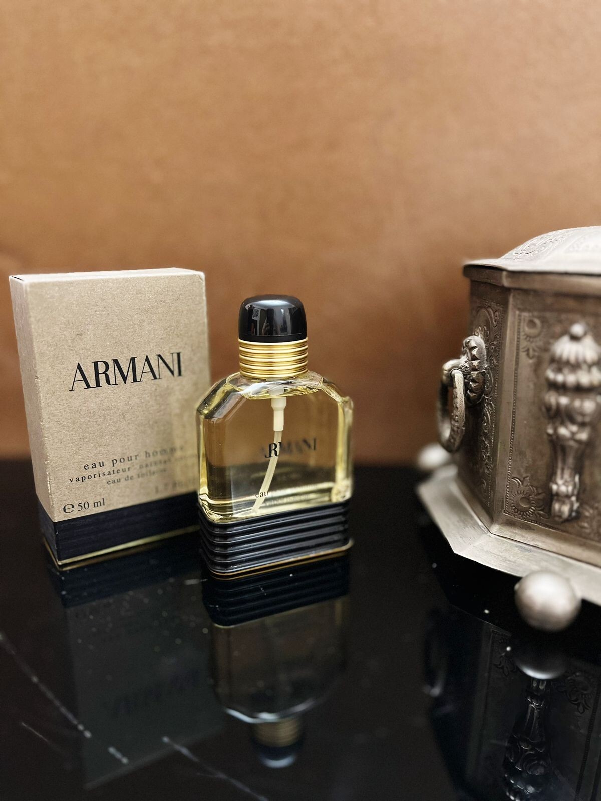 希少 美品  GIORGIO ARMANI  ビンテージ メンズトレンチコート L GIORGIO ARMANI(ジョルジオアルマーニ) トレンチコート(メンズ