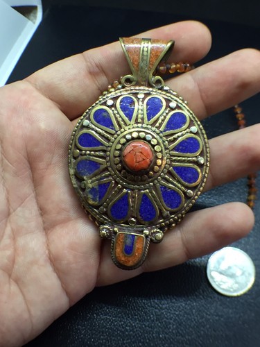 roman ancient Agate With Silver Beautiful Design Unique Style Nacklaces