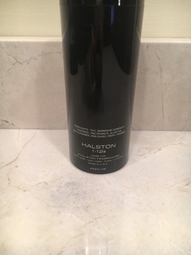 Halston 1-12 Talc 3.75 oz for Men New NO Box