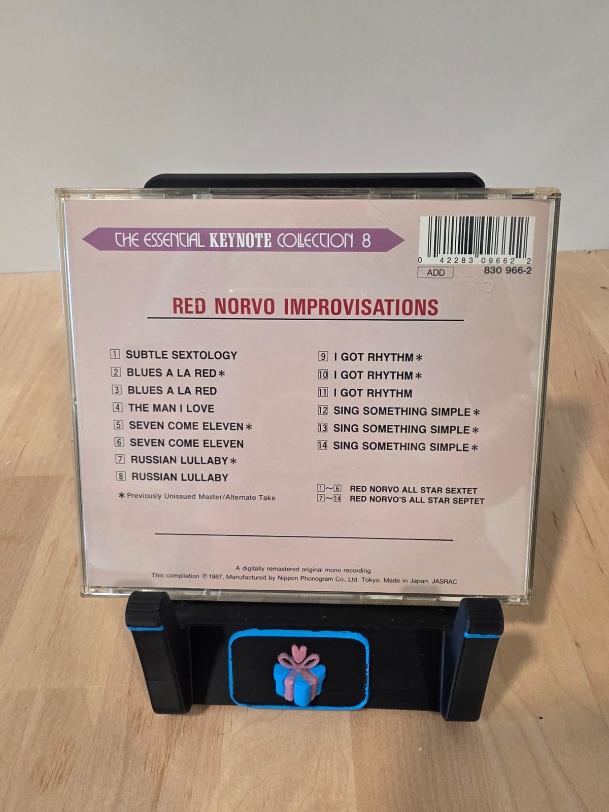 Red Norvo Improvisations CD Essential Keynote Collection 8 Mercury Japan