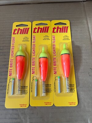 Thill Night Brite Lighted Float 4  Green New Lot of 3