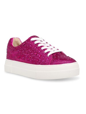 

BETSEY JOHNSON Женские розовые спортивные кроссовки Sidny с круглым носком на платформе 9,5 м, Розовый, SB-SIDNY