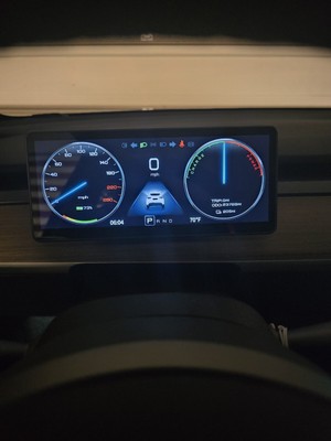 9''Auto Car Dashboard Touch Screen Driver Meter Monitor For Tesla Model Y (Linux)