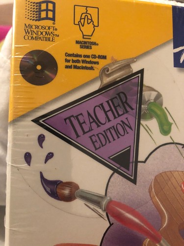 microsoft Home Fine Artist Teacher Edition 1994 Hundreds Of New Sounds Clip Art