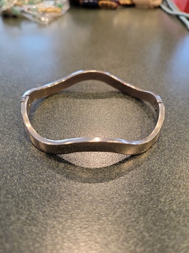 アクセサリー Vintage Silver Wide Wave Caff Bangle 925 $_12.JPG?set_id=880000500F