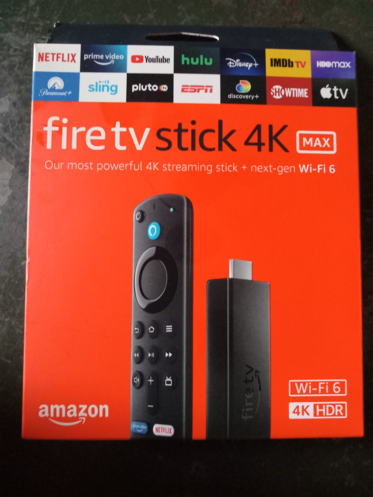 Fire TV Stick 4K Max Media Streamer Device, 8GB, Wi-Fi 6 Alexa Voice Remote | eBay Fire TV Stick 4K Max Media Streamer Device, 8GB, Wi-Fi 6 Alexa Voice Remote | eBay