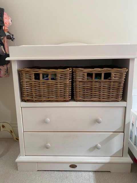 boori change table dimensions