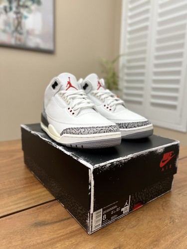 jordan 3 white cement size 9