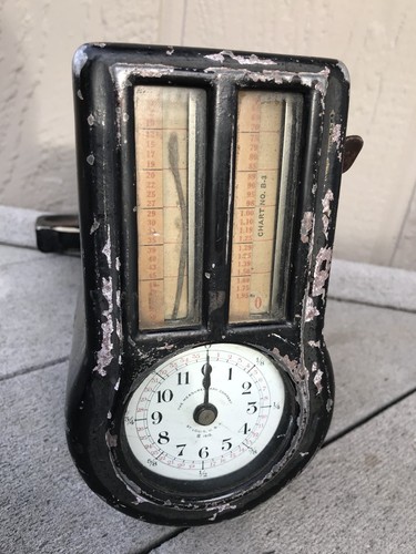 1915 MEASUREGRAPH FABRIC MEASURING MACHINE TABLE STAND BRACKET WORKING GREAT