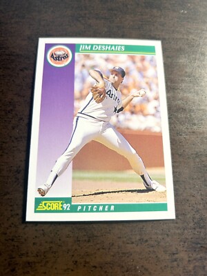  1992 Score Baseball #364 Jim Deshaies   C123