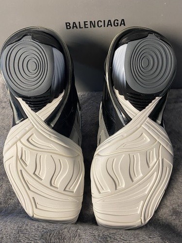 Pre-owned Balenciaga Tyrex Bicolor Sneakers Black /white Womens Size Eu 37/ Us 6.5 W