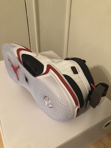 Pre-owned Jordan Brand Size 15  Xxxvi (36) White/university Red/black Basketball Shoes