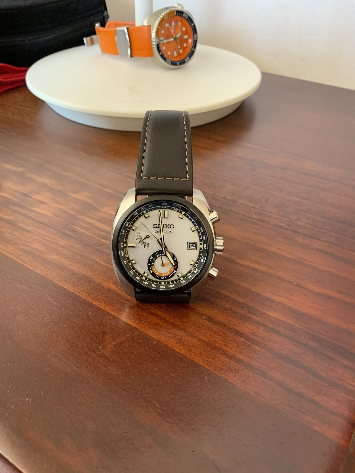 SEIKO ASTRON SBXY005 Titanium World Time Radio Solar Men`s SEIKO ASTRON SBXY005 Titanium World Time Radio Solar Men`s
