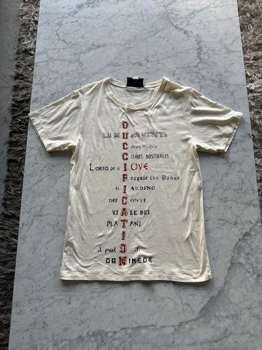 Gucci Guccification Beige Limited Edition T-shirt Men's Sz