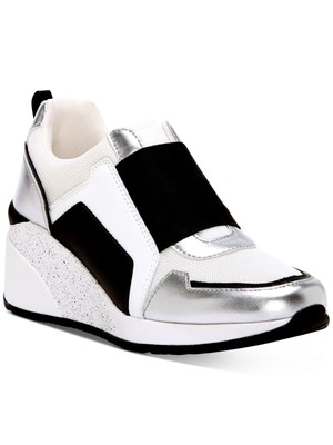 

Женские спортивные кроссовки Heily на танкетке INC в белые крапинки на платформе 1/2 дюйма, 7 м, Белый, 10009152400