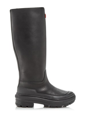 

HUNTER Женские черные ботинки Chasing Limited Edition X Killing Eve Leather Boots, Черный, WFT2223LEA