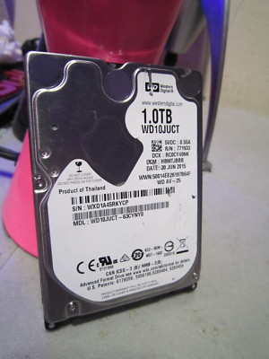Tested Western Digital 1 TB WD10JUCT AV 2.5  5400 RPM SATA 3 Gb/s Hard Drive