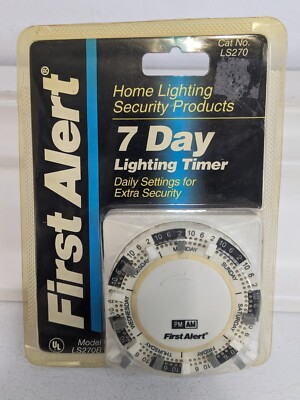 First Alert 7 Day Lighting Timer Home Lighting Security Products