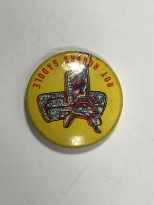 1953 Post Grape-Nuts Flakes Roy Rogers Pin #1 Pinback prize premium