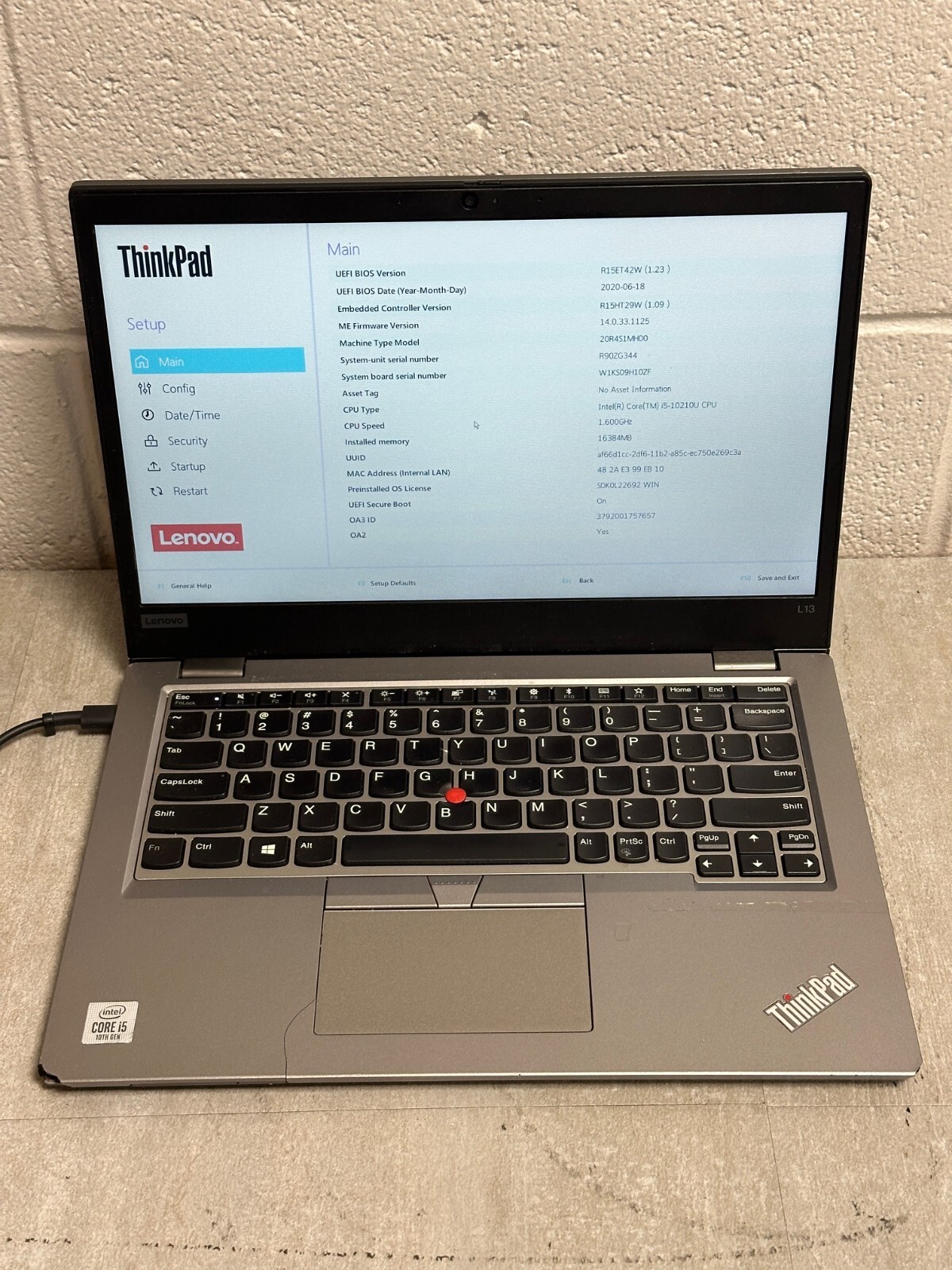 Lenovo L13 i5-1235U/16GB/128GB Office付き Lenovo L13 i5-1235U/16GB/128GB Office付き Amazon.com: Lenovo