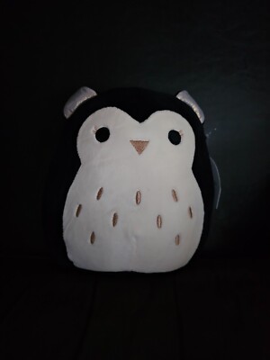 * New * Squishmallows ~ HOLLY ~ 8'' Squishmallow Plush ~ Black Owl ~ NOT A FLIP