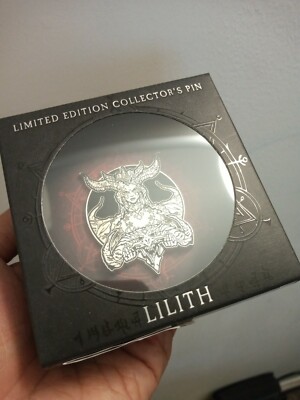 Blizzcon 2019 Diablo 4 Lilith Limited Edition Pin (Blizzcon 2016, 2017, 2018)