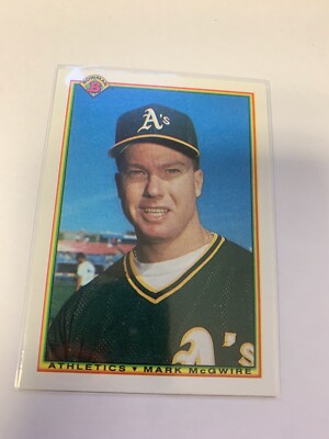 1990 Bowman Mark McGwire Oakland A's