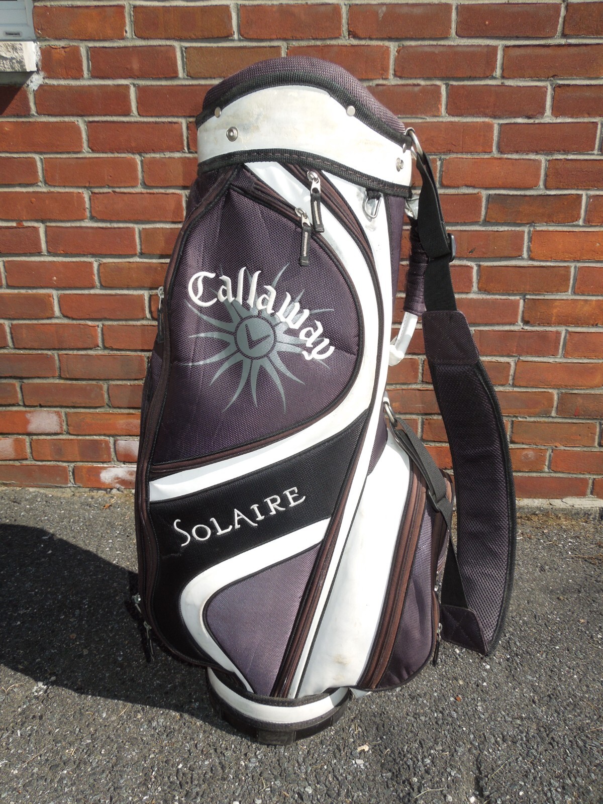 Callaway Solaire Ladies Golf Bag w/ 9 Way Divider + Rain Callaway Solaire Ladies Golf Bag w/ 9 Way Divider + Rain