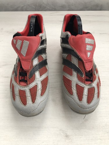Adidas Predator Precision SG Silver Football Soccer Cleats Adidas Predator Precision SG Silver Football Soccer Cleats