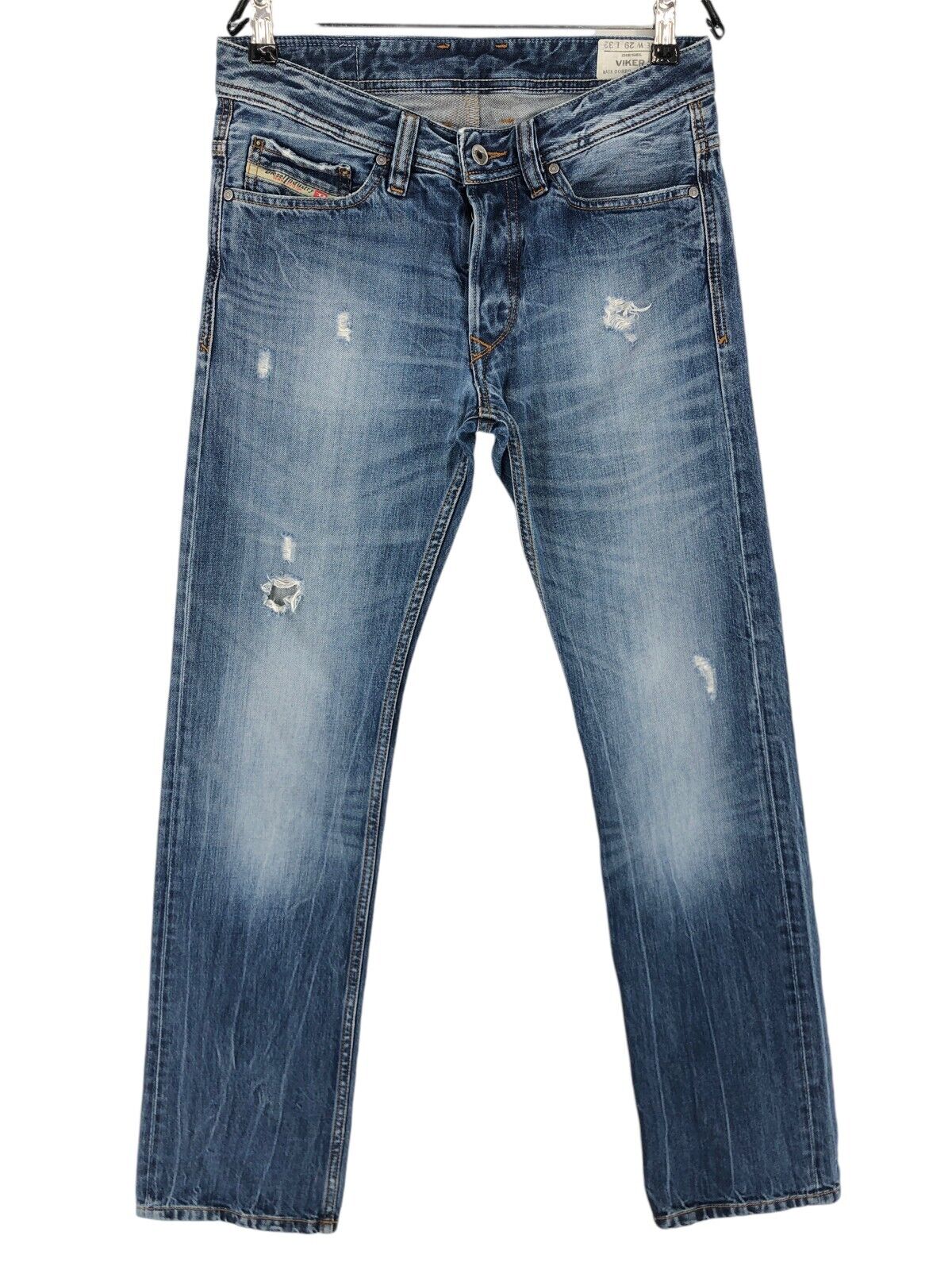 DIESEL Viker 008B9 Regular Straight Jeans Men Size W29 L32