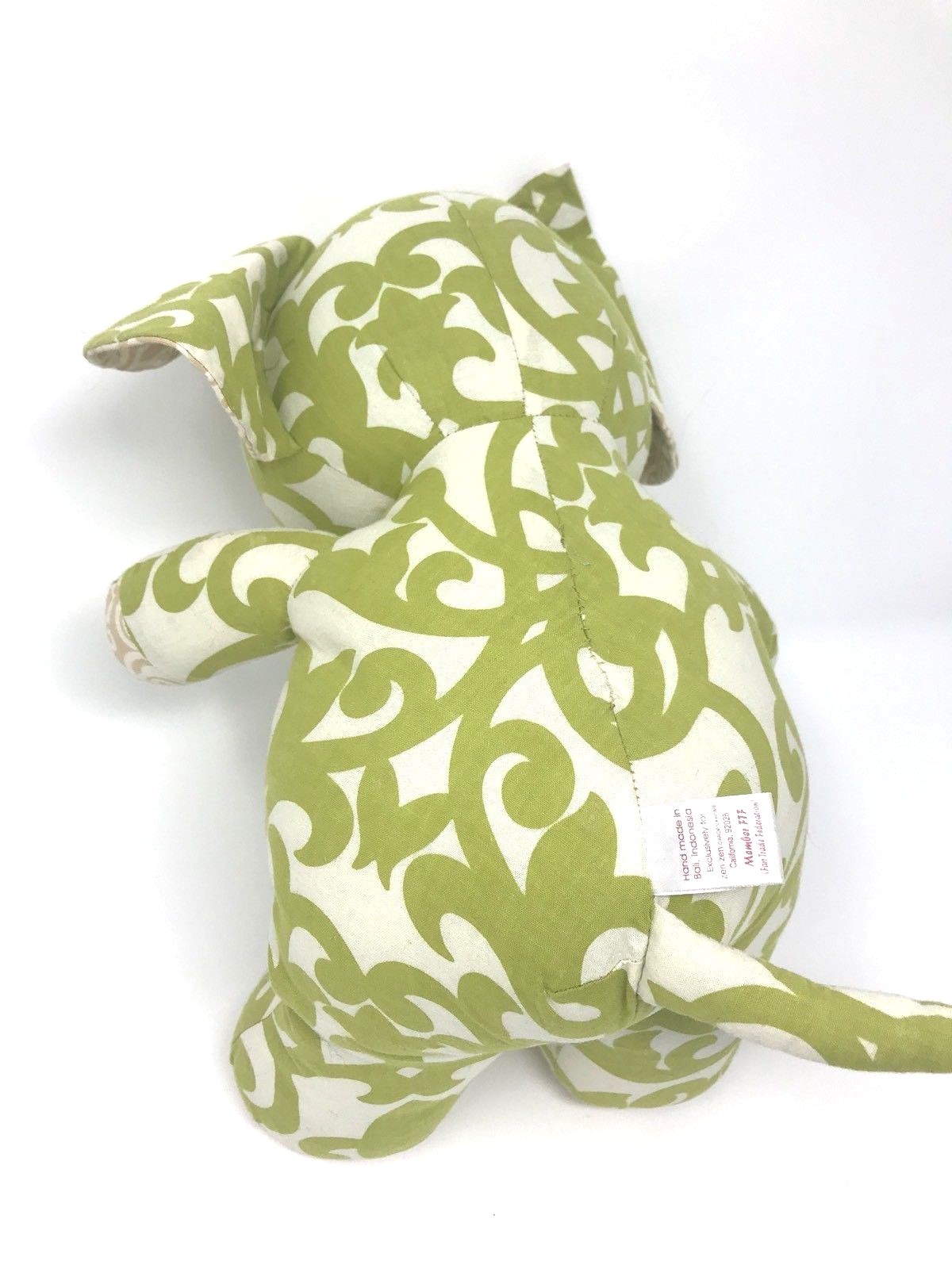 Zen Zen Handmade Elephant Fair Trade Nursery Decoration Baby Plush Pastel