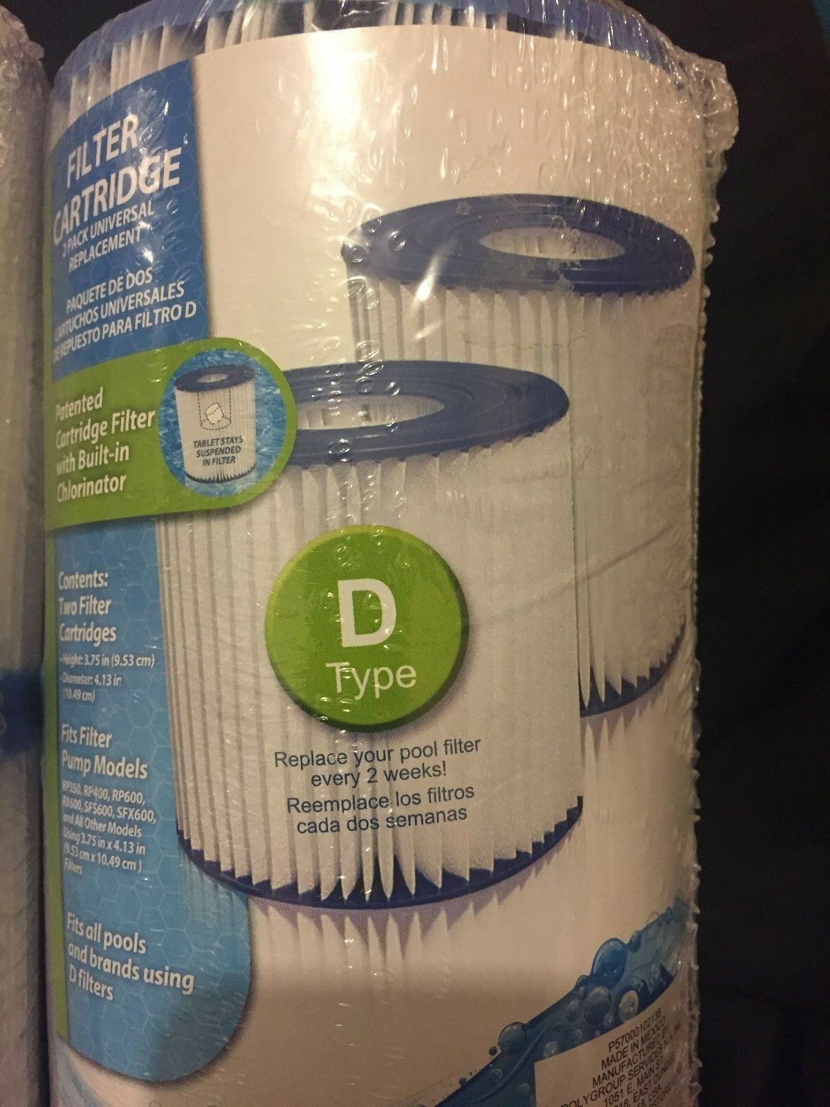 Polygroup Type D Universal Pool Cartridge Filters (4 Filters Pack) FREE SHIPPING