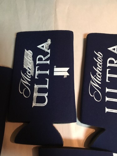 7 New  Genuine Michelob Ultra SLIM CAN Beer  Coozie Coolie Koozies