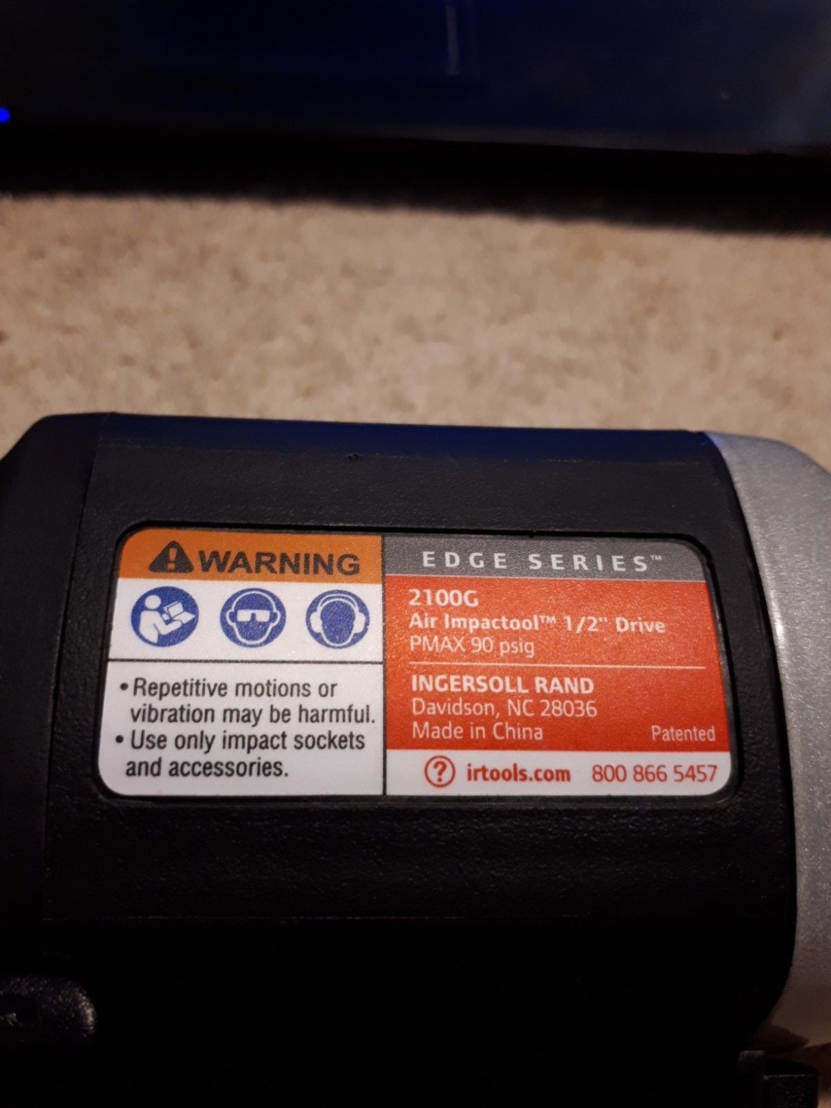 NEW INGERSOLL RAND 2100G 1/2