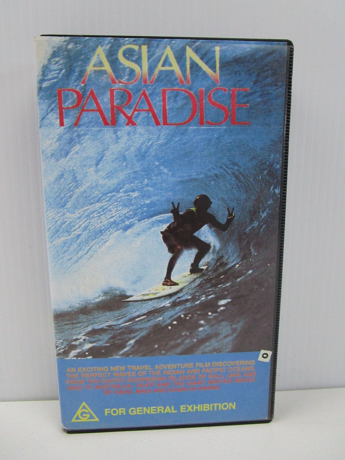 Asian Paradise, Surfing, VHS Tape, 1980s Sport, Vintage