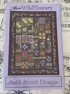 Smith Street Designs, Machine Embroidery, More Wild Flowers #9020 - Quilt Design