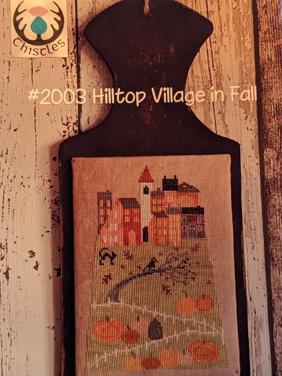 Pattern Thistles Hilltop Village In Fall Cross Stitch