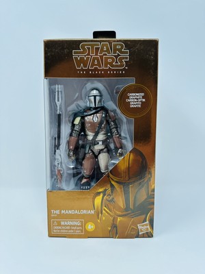 THE MANDALORIAN CARBONIZED TARGET EXCLUSIVE HASBRO STAR WARS BLACK SERIES FIGURE