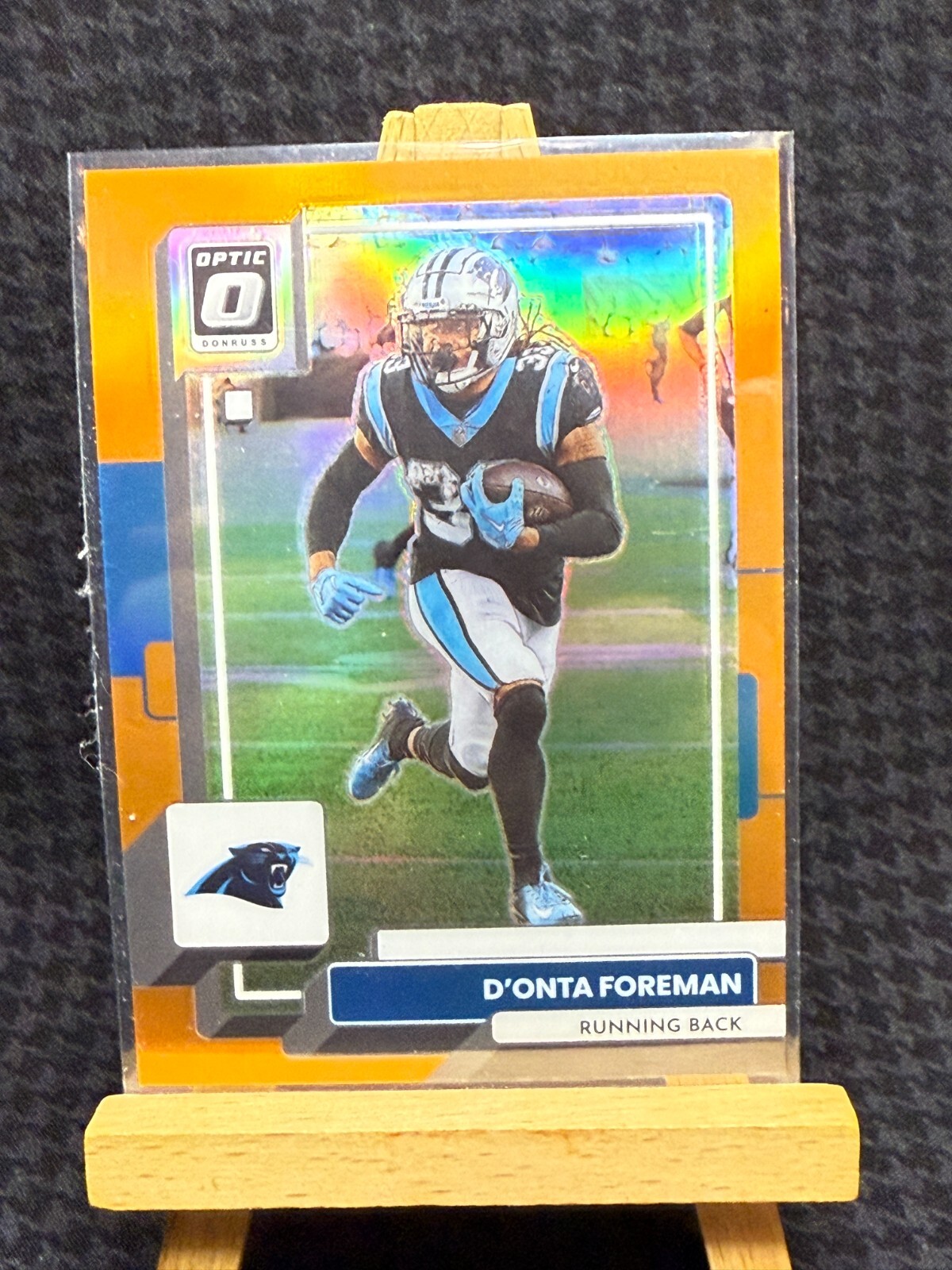 2022 Panini Donruss Optic - D'onta Foreman #28 Orange Prizm /199