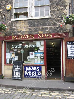 Photo 12x8 Best Sunday Paper Bath/ST7464 This metal advertisement is now  c2011